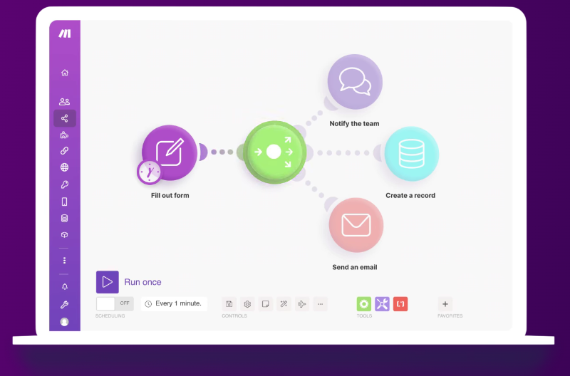makecom Cómo Automatizar tu Negocio (y tu Vida) Sin Saber Programar: Conoce n8n y Make.com