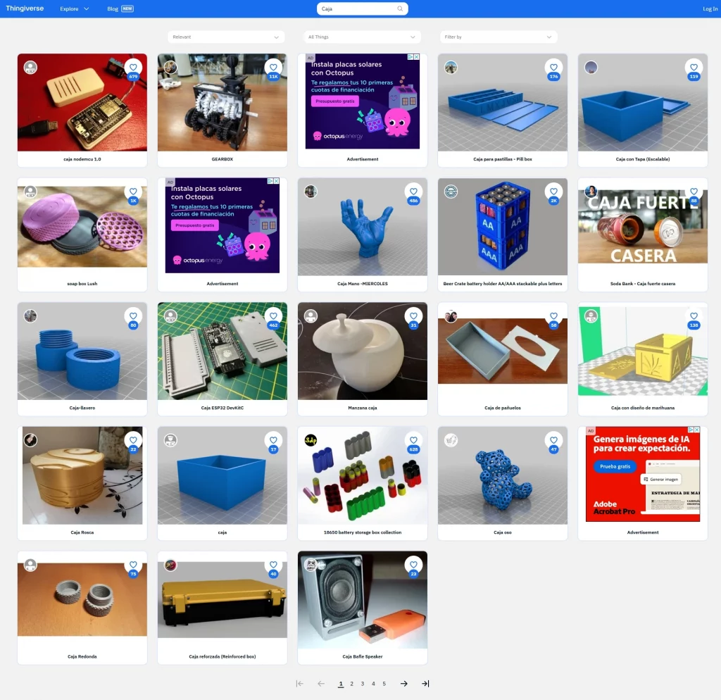 Busqueda-thingiverse-1024x994 Introducción a la Impresión 3D para Principiantes