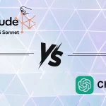 a screenshot of a screen say "Chat GPT vs CLAUDE AI"