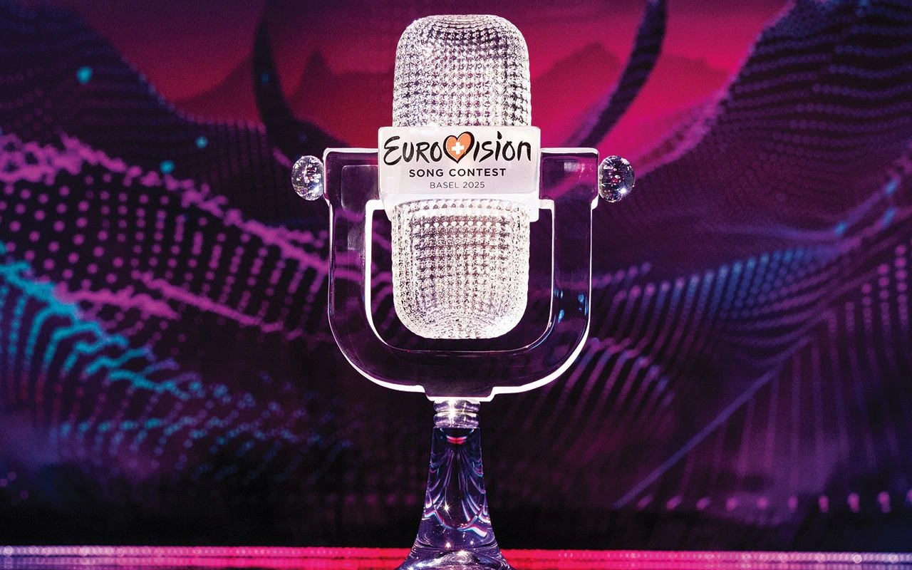 a microphone on a stand